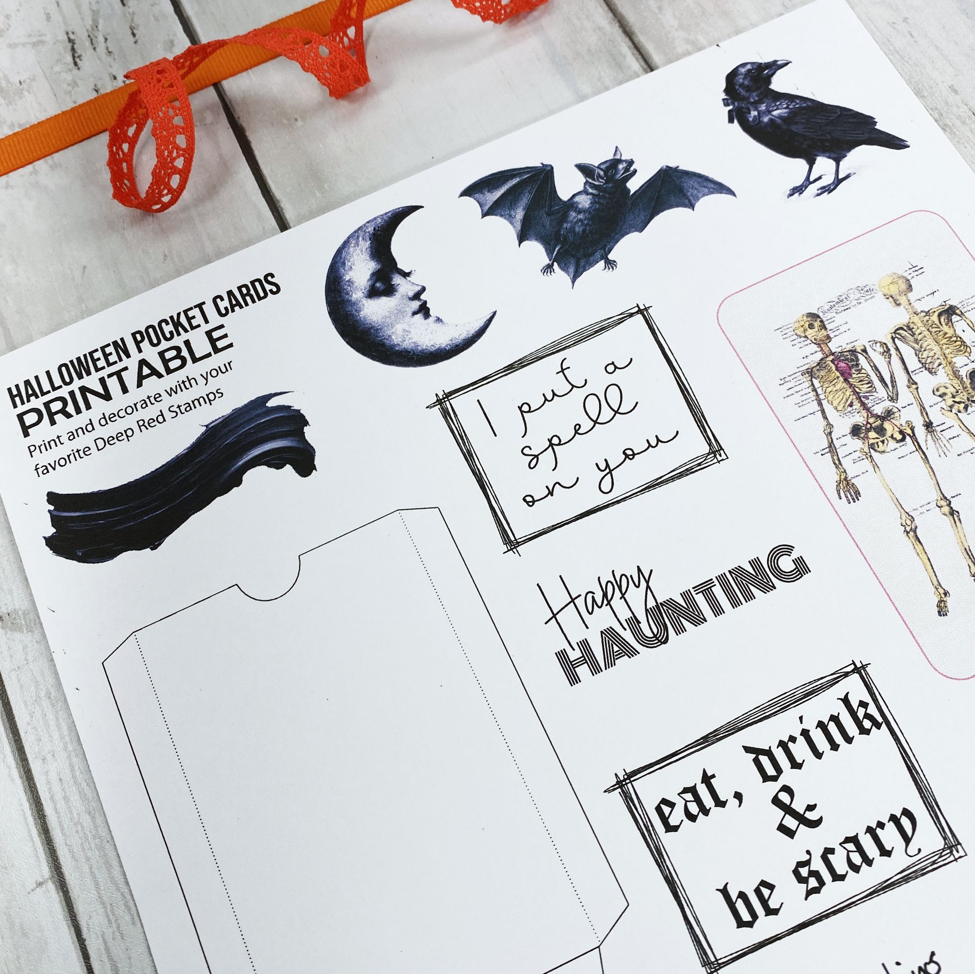 view of download halloween pocket card